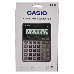 CASIO DS-3B PROFESYONEL MASAÜSTÜ HESAP MAKİNESİ 14 HANELİ