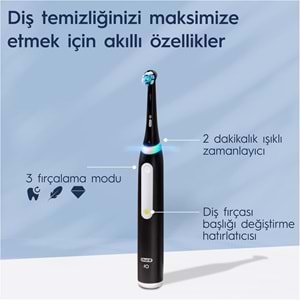 ORAL-B IO ŞARJLI DİŞ FIRÇASI SENSİ CLEAN, SİYAH