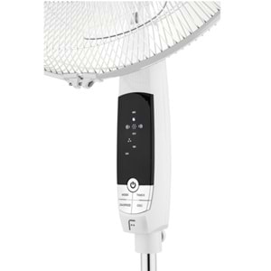 FAKİR SV50D9 UZAKTAN KUMANDALI AYAKLI VANTİLATÖR - 60W GÜÇLÜ MOTOR - 3 KADEMELİ HIZ AYARI - BEYAZ