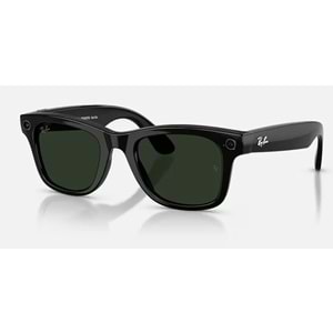 RAYBAN META WAYFARER GEN 2 AKILLI GÖZLÜK F SHİNY BLACK - L CLEAR/GRAPHİTE GREEN TRANSİTİONS RW4012 50MM