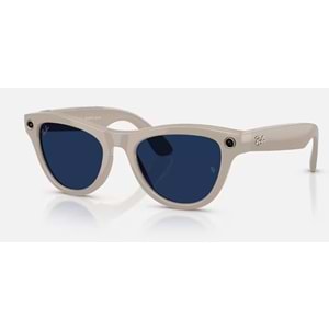 RAYBAN META SKYLER GEN 2 F SHİNY CHALKY GREY - L CLEAR/SAPPHİRE TRANSİTİONS