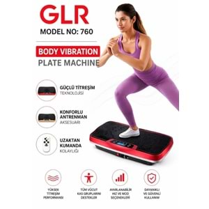 TİTREŞİMLİ EGZERSİZ PLATFORMU GLR 760 VÜCUT ZAYIFLAMA