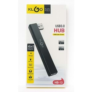 KLGO HB-13 4 IN 1 USB HUB