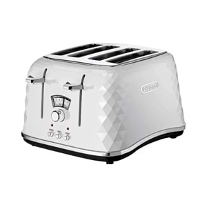 DELONGHI CTJ4003W BRILLANTE 4 DİLİMLİ EKMEK KIZARTMA MAKİNESİ - BEYAZ