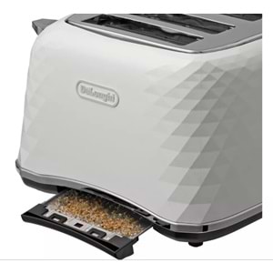 DELONGHI CTJ4003W BRILLANTE 4 DİLİMLİ EKMEK KIZARTMA MAKİNESİ - BEYAZ