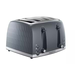 RUSSELL HOBBS 26073 HONEYCOMB 4 DİLİMLİ EKMEK KIZARTMA MAKİNESİ - GRİ