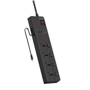 Green Lion GS-800 2 Metre Grup Priz 3500W - Siyah GNGS8PSKT2BK