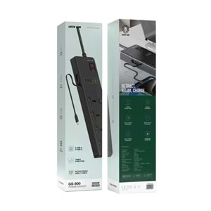 Green Lion GS-800 2 Metre Grup Priz 3500W - Siyah GNGS8PSKT2BK