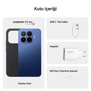 XİAOMİ 17T PRO 12/512 GB DEEP BLUE