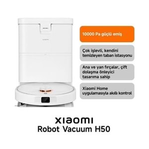 XİAOMİ H50 VACUUM/MOP ROBOT SÜPÜRGE BEYAZ