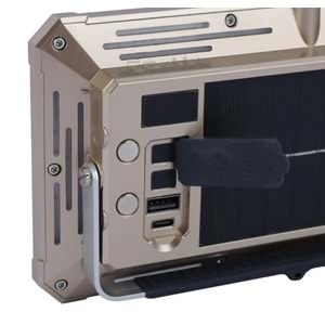 NEWVEW NV-S10 100W 10000MAH ŞARJ EDİLEBİLİR SOLAR LED AYDINLATMA