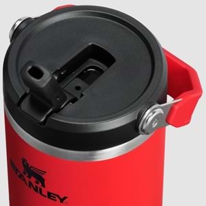 STANLEY THE ICEFLOW™ FLİP STRAW TUMBLER 0.89L / 30OZ - CHİLİ BLACK
