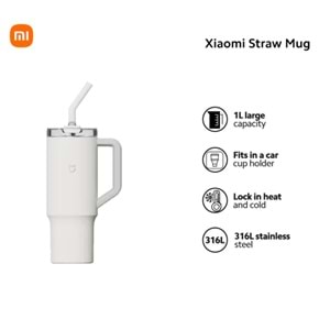 XİAOMİ STRAW MUG 1L WHİTE