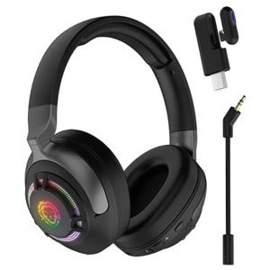 GREEN LION SHADOW ANC BLUETOOTH & KABLOLU OYUNCU KULAKLIĞI SİYAH - GNSHDANCHPBK