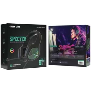 GREEN LION SPECTER OYUNCU KULAKLIĞI SİYAH - GNSPGAMHPBK
