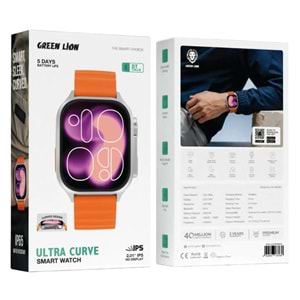 GREEN LION ULTRA CURVE AKILLI SAAT GÜMÜŞ - GNULCURSW66SL