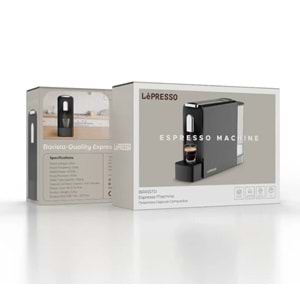 LEPRESSO BARISTO ESPRESSO MAKİNESİ SİYAH - LPCFFM0045BK