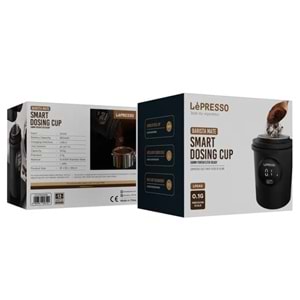 LEPRESSO BARISTA MATE ŞARJLI DOZAJ TARTISI 850MAH 58MM SİYAH - LPCFFM0044BK