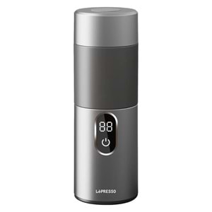 LEPRESSO MOKARISE ELEKTRİKLİ MOKA POT OTO VE EV APARATLI GÜMÜŞ - LPCFFMR0041SL