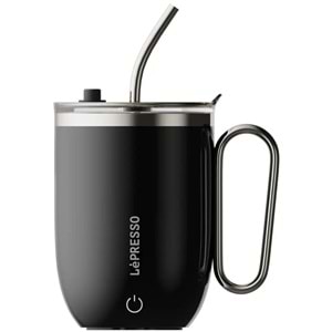 LEPRESSO SIP SPIN AUTO STIRRING MUG 420ML SİYAH - LPCFFASM0073BK