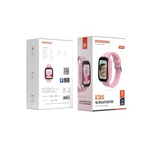 PORODO 4G GPS AKILLI ÇOCUK SAATİ JUNICARE PEMBE - PDLFST003PK