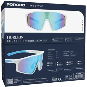 PORODO HORIZON KATLANABİLİR SPOR GÖZLÜK MAVİ - PDLFST806BU