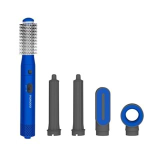 PORODO TULİP 600W 5'İ 1 ARADA HAVA ÜFLEMELİ SAÇ ŞEKİLLENDİRİCİ MAVİ - PDLFST126BL