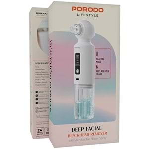 PORODO VAKUMLU SİYAH NOKTA TEMİZLEME ALETİ 2.8W - PDSX118WH
