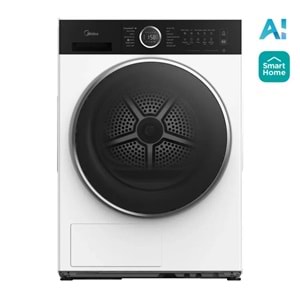 MIDEA MD205H100BW/W-BK 10 KG ISI POMPALI ÇAMAŞIR KURUTMA MAKİNESİ BEYAZ