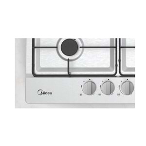 MIDEA MH604FX GAZLI OCAK 60 CM STAINLESS STEEL