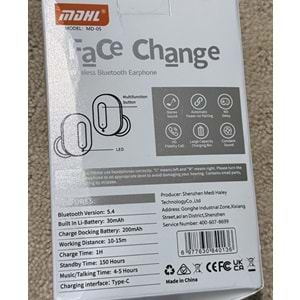 MDHL MD-05 FACE CHANGE TWS DÖNER KAPAKLI KABLOSUZ BLUETOOTH KULAKLIK