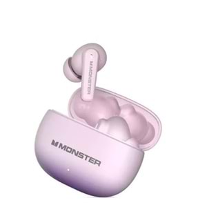 MONSTER AURA FIT XT02 ANC AKTİF GÜRÜLTÜ ENGELLEYİCİ TWS BLUETOOTH PEMBE KULAKLIK