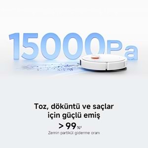 XİAOMİ H50 PRO VACUUM/MOP ROBOT SÜPÜRGE BEYAZ