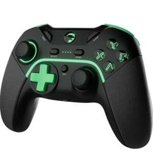 GAMEPOWER VITRUS HALL EFFECT JOYSTICK KABLOSUZ GAMING GAMEPAD - SİYAH (2.4G / BLUETOOTH)