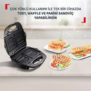 TEFAL SW614831 BREAK TIME TOST & WAFFLE MAKİNESİ