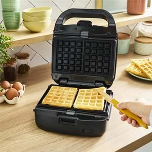 TEFAL SW862B SNACK COLLECTION ÇOK FONKSİYONLU DEĞİŞTİRİLEBİLİR PLAKALI TOST VE WAFLE MAKİNESİ - SİYAH