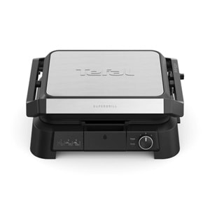 TEFAL GC510DE0 SUPERGRILL 3in1 6 DİLİM KAPASİTELİ 2000W BARBEKÜ IZGARA VE TOST MAKİNESİ - INOX