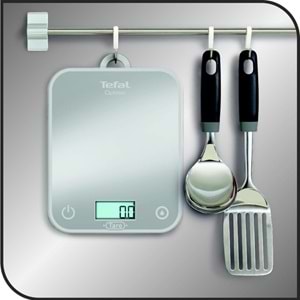 TEFAL OPTISS ELEKTRONİK MUTFAK TARTISI GÜMÜŞ