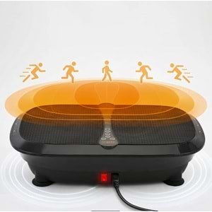 PORODO REVIVE 200W EMS LED EKRANLI TİTREŞİMLİ TÜM VÜCUT EGZERSİZ PLATFORMU - PDKW5116BK