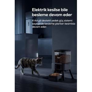 XENON SMART X8615 AKILLI ÇİFT HAZNELİ MAMA KABI 4L