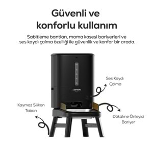 XENON SMART X8630 AKILLI KÖPEK MAMA KABI - SİYAH