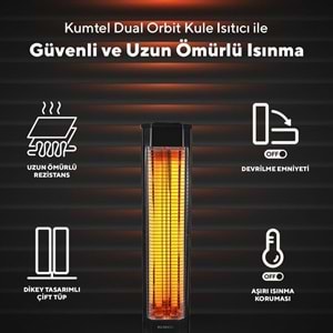 KUMTEL MH-2300 DUAL ORBİT ISITICI 2300W