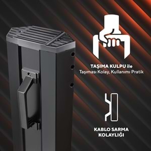KUMTEL MH-2300 DUAL ORBİT ISITICI 2300W