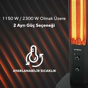 KUMTEL MH-2300 DUAL ORBİT ISITICI 2300W