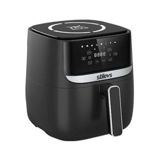 STİLEVS AİRTRON 5.7 LİTRE DİGİTAL AİRFRYER SİYAH/GÜMÜŞ