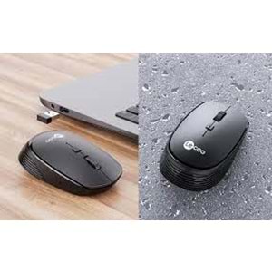 LECOO WS202 WİRELESS MOUSE SİYAH