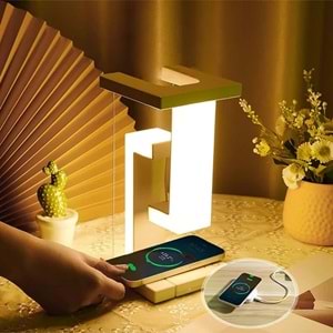 SUNİX SMART LED DESK LAMB + WİRELESS CHARGE MG-60