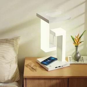 SUNİX SMART LED DESK LAMB + WİRELESS CHARGE MG-60