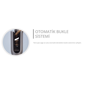 ARZUM AR5156 REVOLUTİON OTOMATİK SAÇ MAŞASI PLATİN GRİ