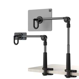 PORODO LAZY MAN STAND WİTH MAGNETIC SUCTION PD-LMGS92-BK